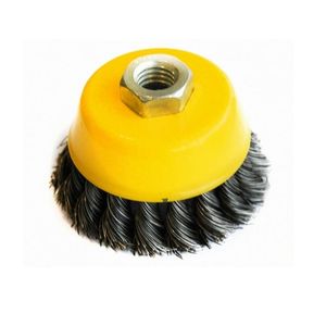 ESCOBILLA GRIS TRENZADO DE ACERO COPA