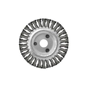 ESCOBILLA METALICA TIPO TRENZADA GRIS