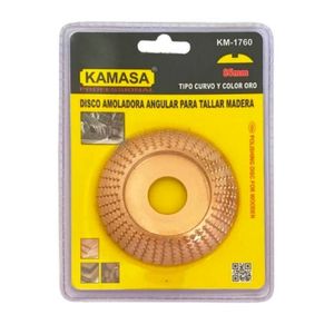 DISCO AMOLADORA ANGULAR PARA MADERA CURVO