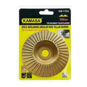 DISCO AMOLADORA ANGULAR PARA MADERA INCLINADO