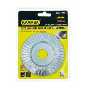 DISCO AMOLADORA ANGULAR PARA MADERA INCLINADO