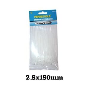 AMARRA PLASTICA BLANCA