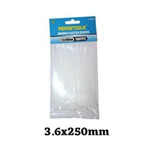 AMARRA PLASTICA BLANCA